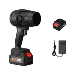 FAB Innovation Handheld Electric Portable Air Blower,Turbo Jet Blower Cordless 48V | High Power Blow Brushless Motor for Extra runtime,for Car,Home Cleaning Corner, Road Cleaning