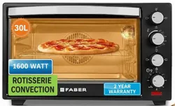 FABER 30-Litre Oven Toaster Grill OTG FOTG 30.0L NEO R BK, Black