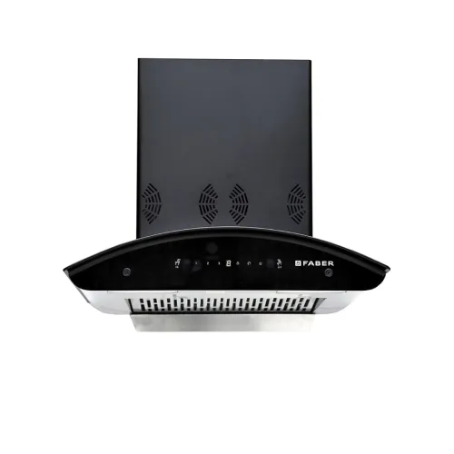 Image of Faber 60 cm 6 way Silent Suction,1250m3/hr Autoclean Chimney | 12Yr Warranty on Motor(2Yr Comprehensive) Autoclean Alarm