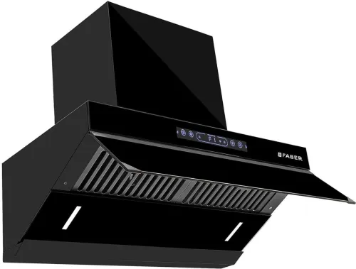 Image of Faber Hood Alpine FL HC BK 60 Auto Clean Semi Inclined | Touch & Gesture Control | Autoclean | Powerful Suction | Filter