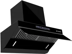 Faber Hood Alpine FL HC BK 60 Auto Clean Semi Inclined | Touch & Gesture Control | Autoclean | Powerful Suction | Filter