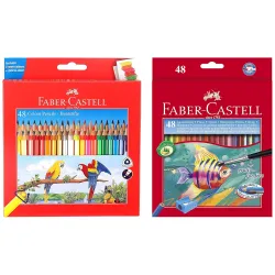 Faber-Castell 48 Triangular Colour Pencils Design 