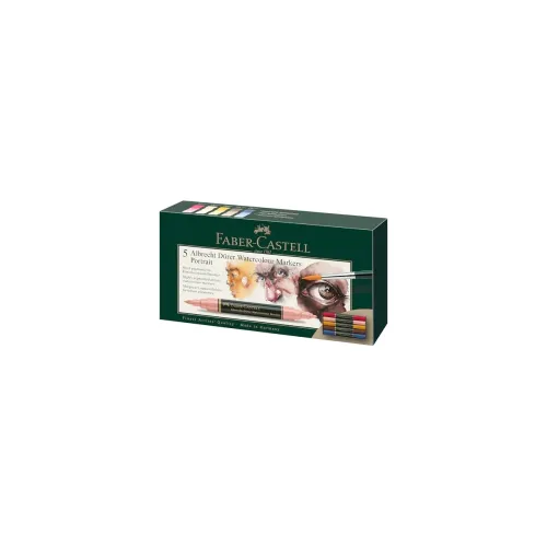 Image of Faber-Castell Albrecht Dürer Watercolour Markers – Portrait Tones, Set of 5