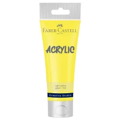 Faber-Castell Creative Studio Acrylic TUBE120ML-LIGHT Yellow Glaze 104