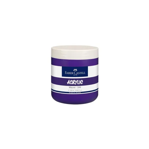 Image of Faber-Castell Creative Studio Acrylic 500ML JAR - Mauve 2