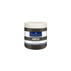 Faber-Castell Creative Studio Acrylic 500ML JAR - Burnt Umber 280