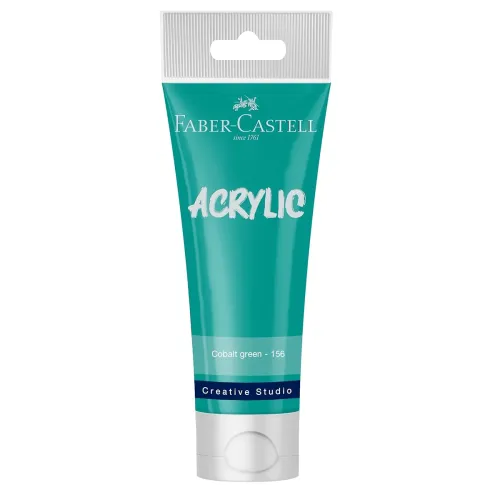 Image of Faber-Castell Creative Studio Acrylic TUBE120ML-COBALT Green 156