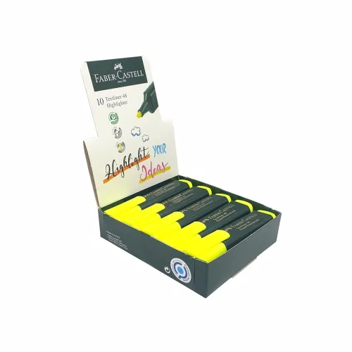 Image of Faber-Castell Textliner - Pack of 10 (Yellow)