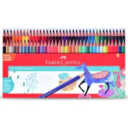 Faber-Castell Triangular Colour Pencil Set – Pack of 72