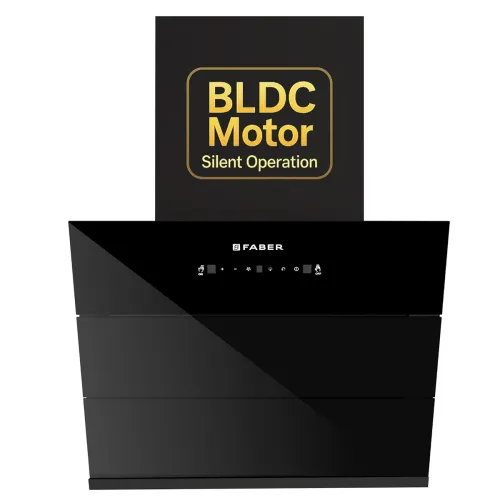 Image of Faber Energy 60cm 1500m³/hr BLDC Autoclean Chimney | 9 Speed Silent Hood | Energy Efficient | Filterless | Touch & Gestu