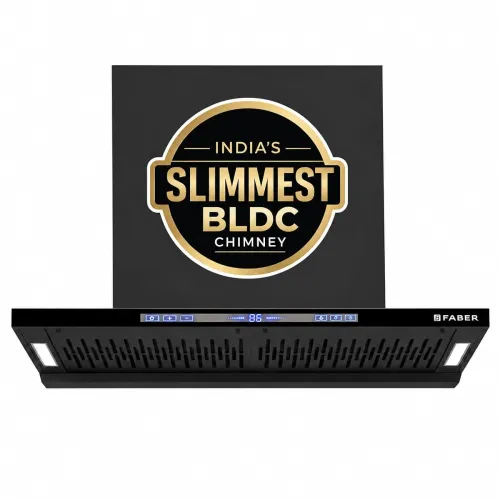 Image of Faber SLIMX 90cm 1500m³/hr BLDC Autoclean Filterless T-Shape Chimney
