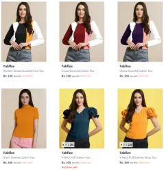 Fabflee Womens Top Starting @ ₹100