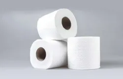 FABIUS Tissue Roll, 180 Pulls per Roll, 2 Ply, Toilet Paper Roll (3 Ply, 180 Sheets)