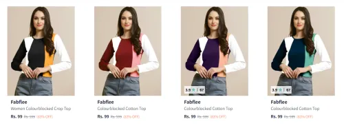 Image of Fablee Women's Top starting at ₹99