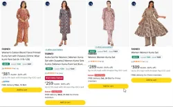 FABNEX Kurta Set upto 95% Discount