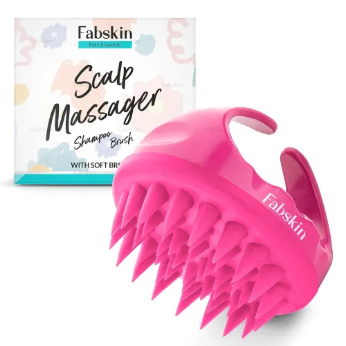 Image of FABSKIN Hair Scalp Massager Shampoo Brush 