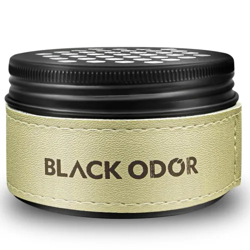 Image of FABTEC Black Odor Scented Air Freshener Perfume Gel For Car, 100 gm