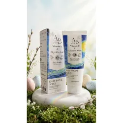 Face Scrub 100ml – Daily Exfoliating Scrub with Vitamin C & Glycolic Acid