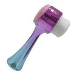 TEMPERIA (1 pcs) 2 in 1 Silicone Face Scrubber Brush for Men & Women - Facial Massager Tool for Cleansing 