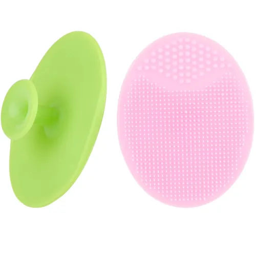 Image of Face Scrubbers Exfoliating Facial Cleansing Brush-Soft Silicone Bristle-Remove