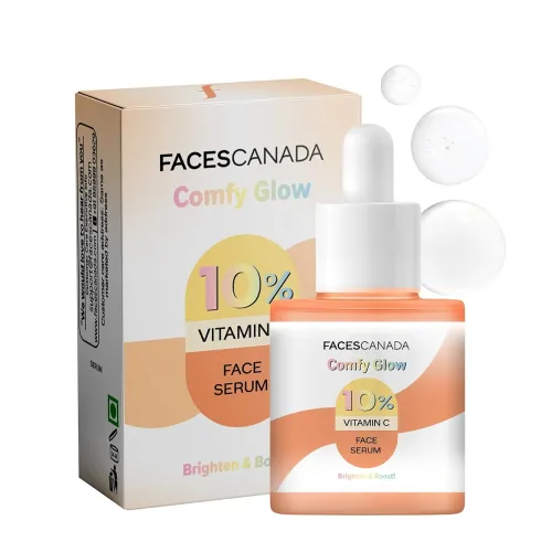 Image of FACES CANADA Comfy Glow 10% Vitamin C Face Serum - 15ml | Brightens Complexion