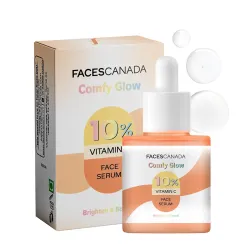 FACES CANADA Comfy Glow 10% Vitamin C Face Serum - 15ml | Brightens Complexion