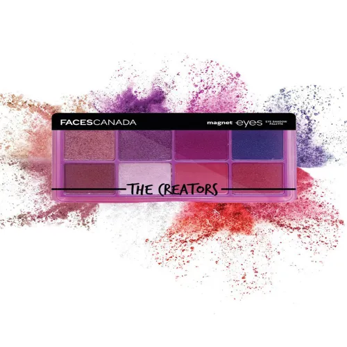 Image of FACES CANADA Magnet Eyes Intensely Pigmented 8 In 1 Eyeshadow Palette 6.4g