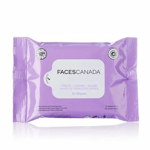Image of FACESCANADA Fresh Clean Glow Makeup Remover Wipes (PO10)