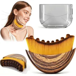 Lymphatic Contour Face Brush for Sculpting & Drainage – Facial Massager for Jawline, Chin & Neck