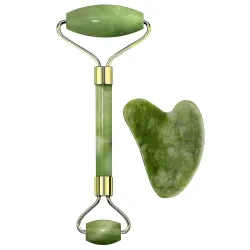 Facial Massager Jade Roller & Gua Sha Tool