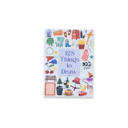 FACTOR NOTES Drawing Book: 128 Things To Draw | Suitable For All Ages | A6 Size