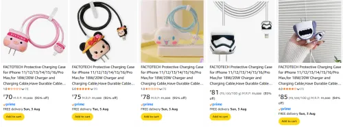 Image of FACTOTECH Protective Charging Case starting @ ₹70