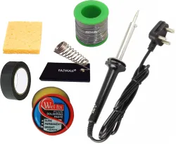 FADMAN SOLDERING IRON 60W (BLACK) | SOLDERING PASTE FLUX | SOLDER WIRE