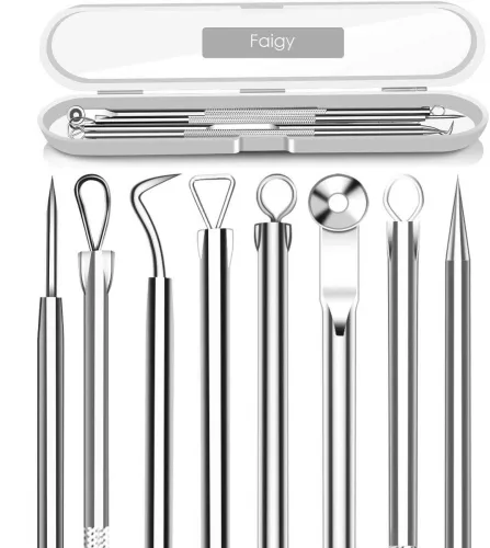 Image of Faigy Stainless Steel Blackhead Remover Needle Po8
