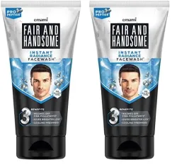 Fair and Handsome Instant Radiance Face Wash | Pro-Peptide | Instant Radiance| Washes of Fine Pollutants | Cooling Fresh