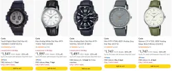 Falt 50% off casio men watch starting @ ₹1347