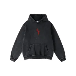 fanideaz Oversize Hoodie for Men Acid Washed Oversized Hoodie