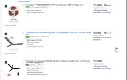Fans at up to 60% Discount