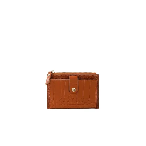 Image of Fargo Croco Embossed Leather Clutch