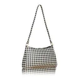 Fargo Leatherette Side White Sling Bags