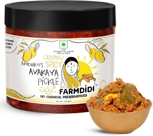 Image of FarmDidi Avakaya Homemade Andhra Mango Pickle