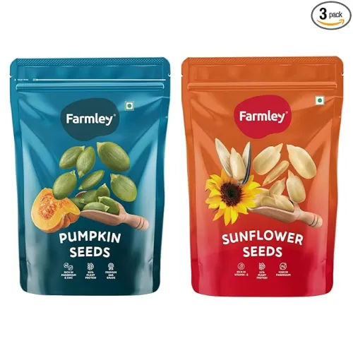 Image of Farmley Edible Seeds Combo 600 g | Chia Seed + Sunflower Seed + Pumpkin Seed I Superfood Mix for Healthy Eating | Rich i