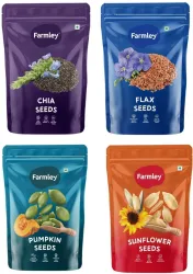 Farmley Premium Seeds 800g, Combo Pack Of 4