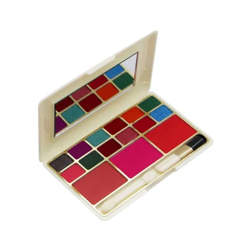 Image of FASHION COLOUR Fantastic Professional Makeup Kit | 12 Eyeshadow+2 Blush | Multifunctional Face Makeup Palette | Intense 