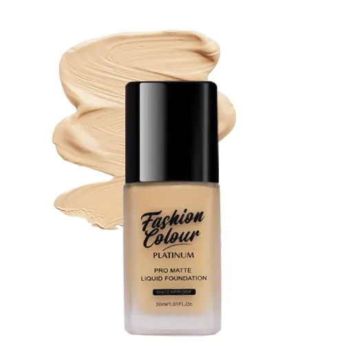 Image of FASHION COLOUR Pro Matte Liquid Foundation 30ml (Light Beige)