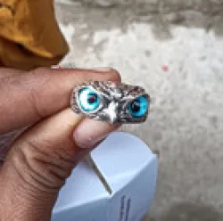 Fashion Frill  Owl Eye Ring For Men Girls