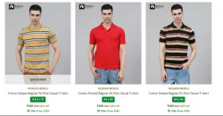 FASHION WORLD Mens T-shirt Upto 60% OFF