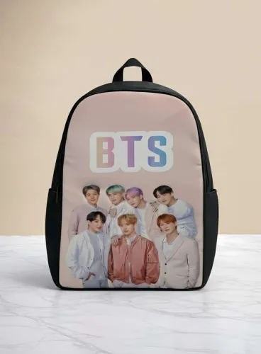 Image of Fashionlife Medium 21 L Laptop Backpack Stylish BTS Printed School College Backpack