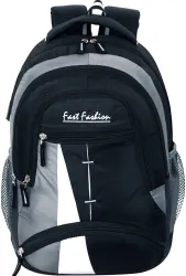 Fast Fashion  Medium 30 L Laptop Backpack Bagpack school college, travel, office bag  (Black)