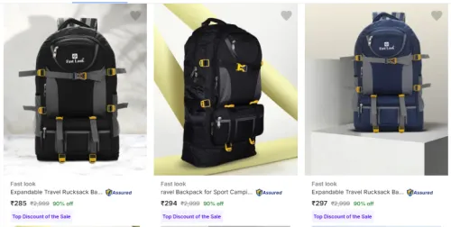 Image of Fast Look Rucksacks @ Starting ₹285